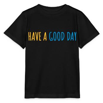 Bonne journée - T-shirt bio MINI CREATOR Stanley/Stella Enfant - noir - Devant - Mikhail (115cm)