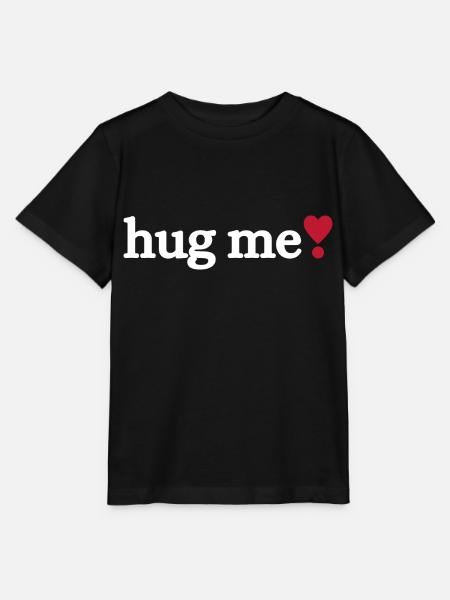 Hug me - Stanley/Stella Kinder T-Shirt MINI CREATOR  - Schwarz