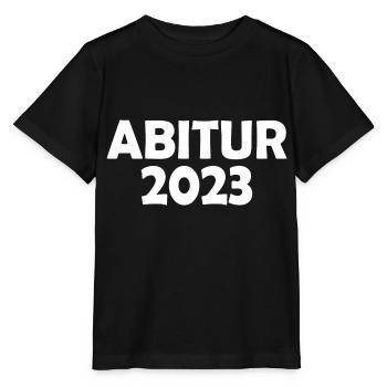 Abitur 2023 - Stanley/Stella Kinder T-Shirt MINI CREATOR  - Schwarz - Vorne - Mikhail (115cm)