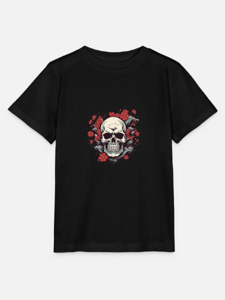 Crâne Toenklopf Deisgn - T-shirt bio MINI CREATOR Stanley/Stella Enfant - noir