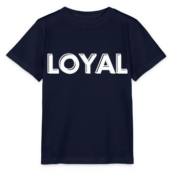 Loyal Loyalty - Stanley/Stella MINI CREATOR Kids’ T-Shirt - navy - Front - Kain (125cm)