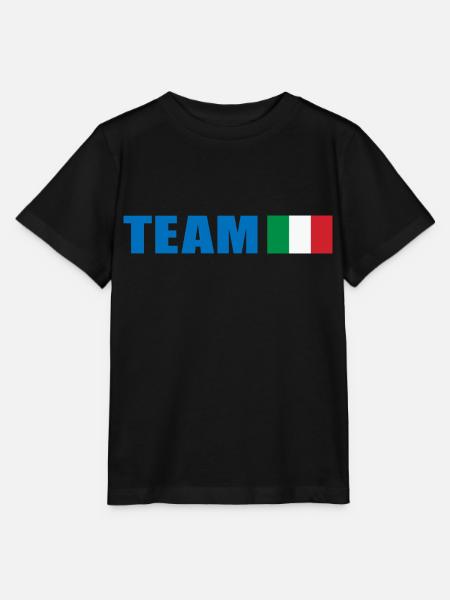 Support-Team Italien - Stanley/Stella Kinder T-Shirt MINI CREATOR - Schwarz