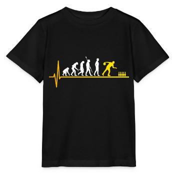 Bowling skittles evolution heartbeat - Stanley/Stella MINI CREATOR Kids’ T-Shirt - black - Front - Mikhail (115cm)