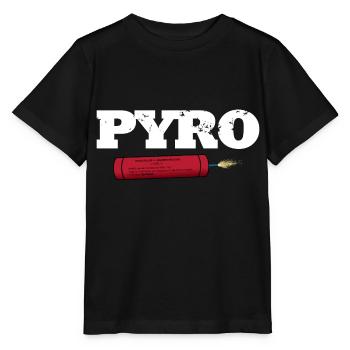 Pétards Pyro - T-shirt bio MINI CREATOR Stanley/Stella Enfant - noir - Devant - Mikhail (115cm)