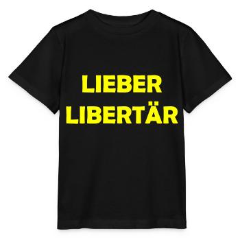 Lieber Libertär - Stanley/Stella Kinder T-Shirt MINI CREATOR  - Schwarz - Vorne - Mikhail (115cm)