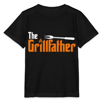 The Grill Father. The Grillfather - Stanley/Stella MINI CREATOR Kids’ T-Shirt - black - Front - Mikhail (115cm)