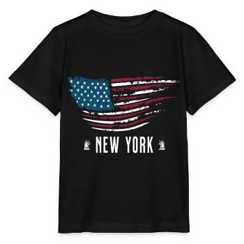 New york - Stanley/Stella Kinder T-Shirt MINI CREATOR  - Schwarz - Vorne - Mikhail (115cm)