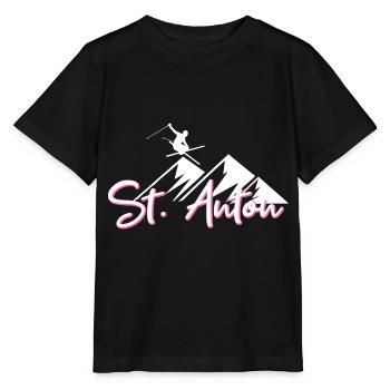 St anton - T-shirt bio MINI CREATOR Stanley/Stella Enfant - noir - Devant - Mikhail (115cm)