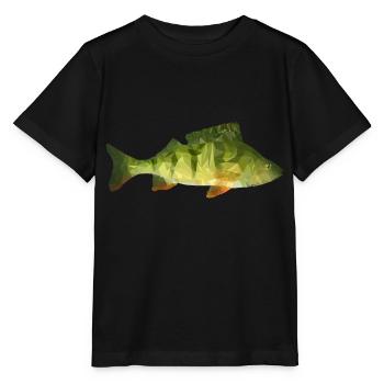 Perruche Polygone - T-shirt bio MINI CREATOR Stanley/Stella Enfant - noir - Devant - Mikhail (115cm)