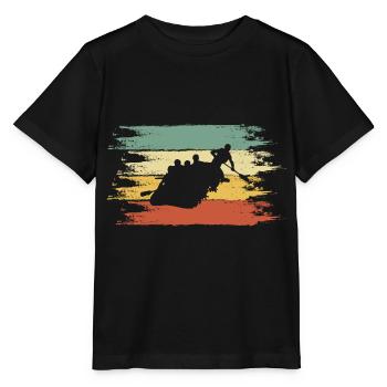 Rafting - Stanley/Stella Kinder T-Shirt MINI CREATOR  - Schwarz - Vorne - Mikhail (115cm)