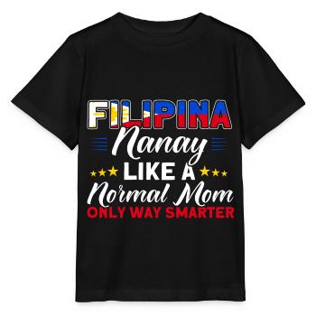 Philippines Drapeau philippin - T-shirt bio MINI CREATOR Stanley/Stella Enfant - noir - Devant - Mikhail (115cm)