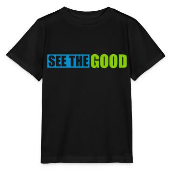 see the good quote - Stanley/Stella MINI CREATOR Kids’ T-Shirt - black - Front - Mikhail (115cm)