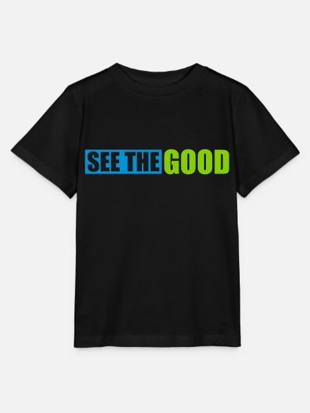 see the good Zitat - Stanley/Stella Kinder T-Shirt MINI CREATOR - Schwarz