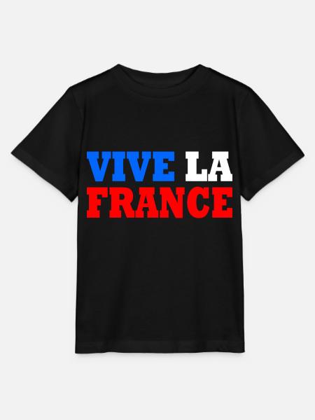 Vive la france - Stanley/Stella Kinder T-Shirt MINI CREATOR - Schwarz