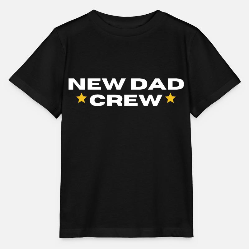 New dad crew - Stanley/Stella MINI CREATOR Kids’ T-Shirt - black