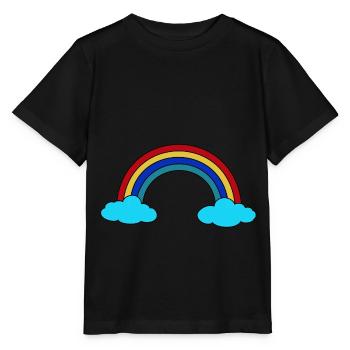 Ciel nuages - T-shirt bio MINI CREATOR Stanley/Stella Enfant - noir - Devant - Mikhail (115cm)