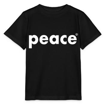 Peace - T-shirt bio MINI CREATOR Stanley/Stella Enfant - noir - Devant - Mikhail (115cm)