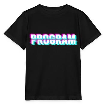 Computerprogramm (weiß) - Stanley/Stella Kinder T-Shirt MINI CREATOR  - Schwarz - Vorne - Mikhail (115cm)