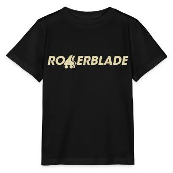 rollerblade logo hell - Stanley/Stella Kinder T-Shirt MINI CREATOR  - Schwarz - Vorne - Mikhail (115cm)
