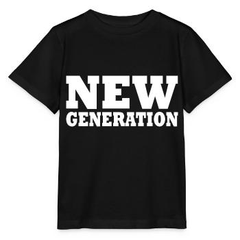 New generation - Stanley/Stella MINI CREATOR Kids’ T-Shirt - black - Front - Mikhail (115cm)