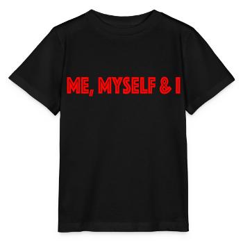 moi moi-même et moi - T-shirt bio MINI CREATOR Stanley/Stella Enfant - noir - Devant - Mikhail (115cm)