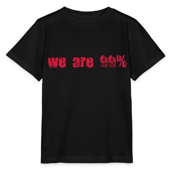 anonymous we are 99% - Stanley/Stella Kinder T-Shirt MINI CREATOR  - Schwarz - Vorne - Mikhail (115cm)