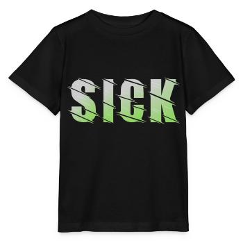 Sick design - Stanley/Stella MINI CREATOR Kids’ T-Shirt - black - Front - Mikhail (115cm)