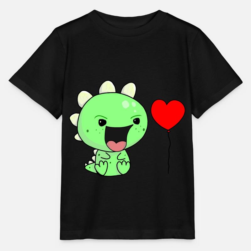 Cris enfant enfants bébé Dino - T-shirt bio MINI CREATOR Stanley/Stella Enfant - noir