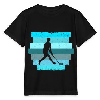 Floorball - Stanley/Stella Kinder T-Shirt MINI CREATOR  - Schwarz - Vorne - Mikhail (115cm)