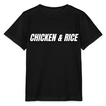 Cicken & Rice - Stanley/Stella Kinder T-Shirt MINI CREATOR  - Schwarz - Vorne - Mikhail (115cm)