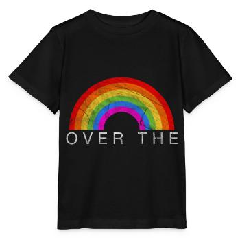 Regenbogen Logo - Stanley/Stella Kinder T-Shirt MINI CREATOR  - Schwarz - Vorne - Mikhail (115cm)