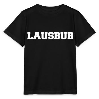 Lausbub | White - Stanley/Stella Kinder T-Shirt MINI CREATOR  - Schwarz - Vorne - Mikhail (115cm)
