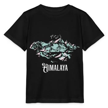 Himalaya - T-shirt bio MINI CREATOR Stanley/Stella Enfant - noir - Devant - Mikhail (115cm)