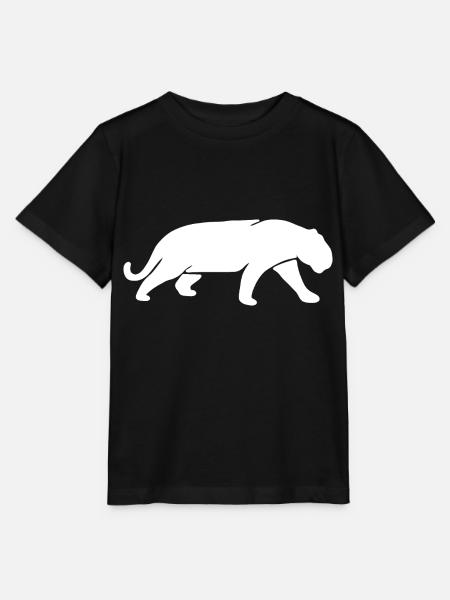 Jaguar Elegant Wild - Stanley/Stella Kinder T-Shirt MINI CREATOR - Schwarz