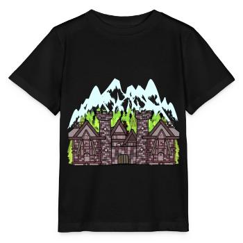 Mittelalter Ritter Burg Festung Schloss Märchen - Stanley/Stella Kinder T-Shirt MINI CREATOR  - Schwarz - Vorne - Mikhail (115cm)