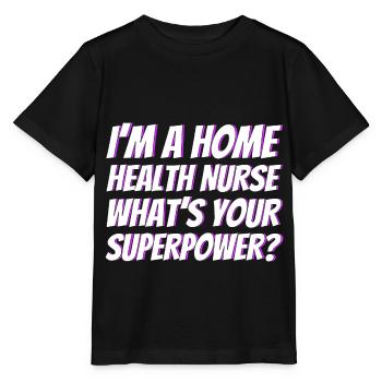 Health Assistance Home Nursing Nurse - Stanley/Stella MINI CREATOR Kids’ T-Shirt - black - Front - Mikhail (115cm)