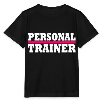 Personal trainer - Stanley/Stella MINI CREATOR Kids’ T-Shirt - black - Front - Mikhail (115cm)