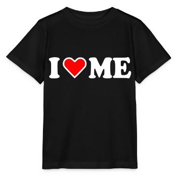 I love me - T-shirt bio MINI CREATOR Stanley/Stella Enfant - noir - Devant - Mikhail (115cm)