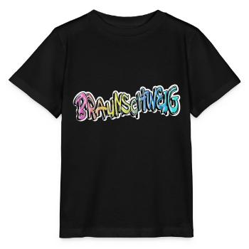 Braunschweig Deutschland Graffiti Spray Sprayer - Stanley/Stella Kinder T-Shirt MINI CREATOR  - Schwarz - Vorne - Mikhail (115cm)