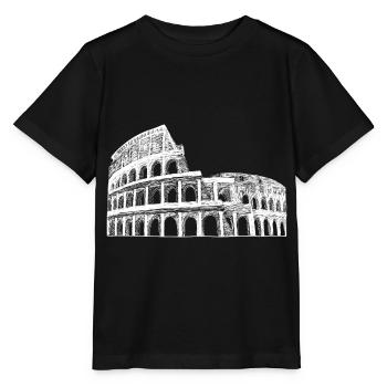 Kolosseum Rom Kolosseum Italien Souvenir Denkmal - Stanley/Stella Kinder T-Shirt MINI CREATOR  - Schwarz - Vorne - Mikhail (115cm)