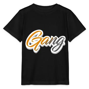 Équipe de gang - T-shirt bio MINI CREATOR Stanley/Stella Enfant - noir - Devant - Mikhail (115cm)