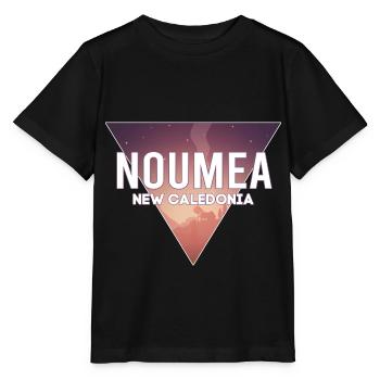 Neukaledonien Hauptstadt Landschaft - Stanley/Stella Kinder T-Shirt MINI CREATOR  - Schwarz - Vorne - Mikhail (115cm)