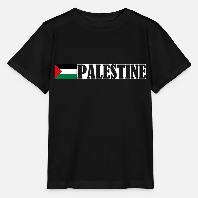 Free Palestine - Stanley/Stella MINI CREATOR Kids’ T-Shirt - black