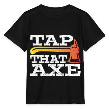 Axt Werfen Axt Werfer Axt Geschenk - Stanley/Stella Kinder T-Shirt MINI CREATOR  - Schwarz - Vorne - Mikhail (115cm)