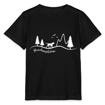 Hundemädchen Hund Frauchen Hundemama - Stanley/Stella Kinder T-Shirt MINI CREATOR  - Schwarz - Vorne - Mikhail (115cm)