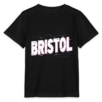Bristol Angleterre UK City Writing Home Amour - T-shirt bio MINI CREATOR Stanley/Stella Enfant - noir - Devant - Mikhail (115cm)