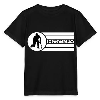 Field hockey Hockey Hockey players in the shooting circle - Stanley/Stella MINI CREATOR Kids’ T-Shirt - black - Front - Mikhail (115cm)