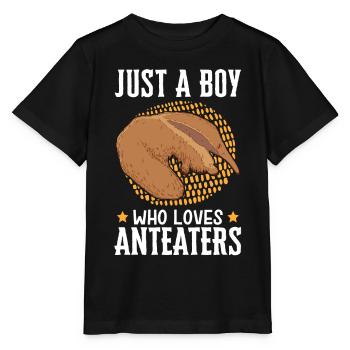 Garçon de fourmiliers aime l’Amérique du Sud - T-shirt bio MINI CREATOR Stanley/Stella Enfant - noir - Devant - Mikhail (115cm)