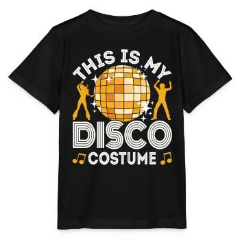 Disco 70er 80er Jahre Disko Party Outfit Discothek - Stanley/Stella Kinder T-Shirt MINI CREATOR  - Schwarz - Vorne - Mikhail (115cm)