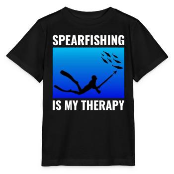Pêche sous-marine Pêche sous-marine Pêche au harpon - T-shirt bio MINI CREATOR Stanley/Stella Enfant - noir - Devant - Mikhail (115cm)